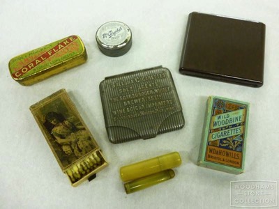  Smoking Accdessories. Now, less acceptable, smoking was part of everyday life for many over the centuries. From pipes to cigarette cases, there have been many items produced specifically for the consumption of tobacco. Some of these items are highly personal and tell fascinating individual stories. 