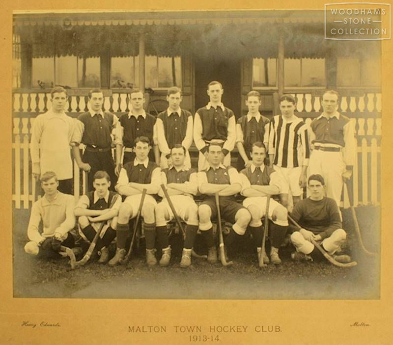  Malton Town Hockey Club 1913-14 Photograph taken by Harry Edwards. WS ref: MALWS.2018.1933  